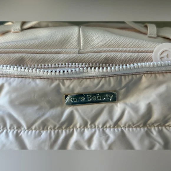 Rare Beauty by Selena Gomez Puffy Toiletry Bag Bundle in Soft Peach Pink - Picture 5 of 8